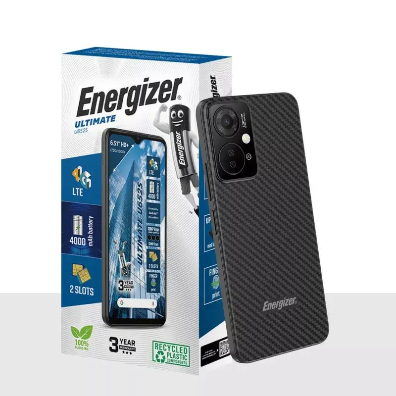 Smartphone Energizer U652SEU, display 6,51 pollici, 64 GB di memoria, nero