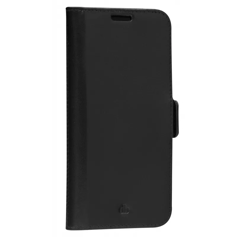 dbramante1928 Copenhagen Slim CSSSGTBL1434 custodia a libro per Samsung Galaxy S22, pelle granulata, nera