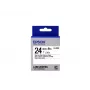 Cartuccia etichetta Epson Standard LK-6WBN nero/bianco 24mm (9m)