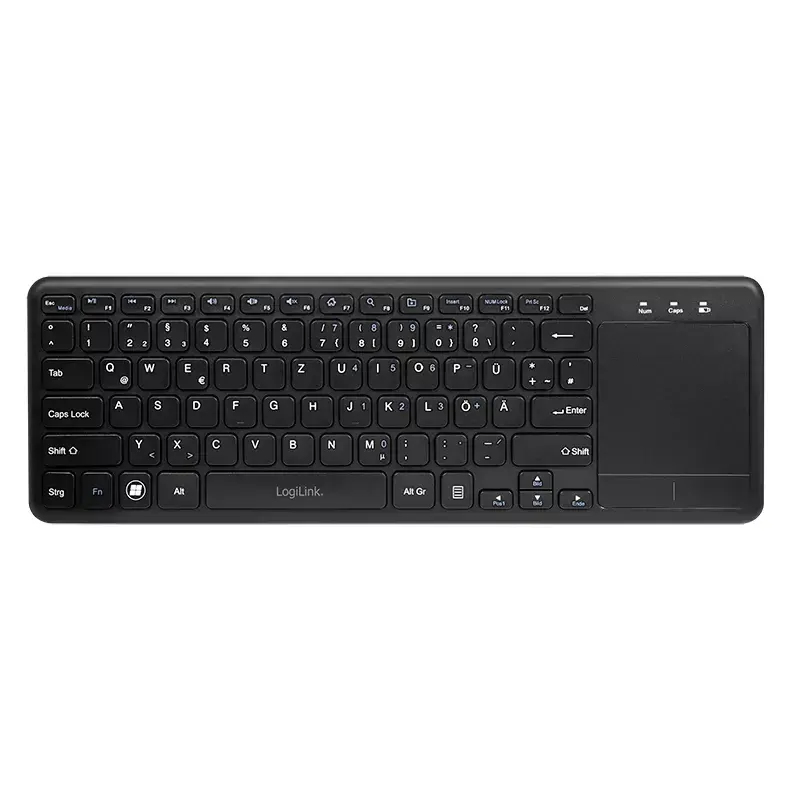 Tastiera LogiLink ID0188 Home RF wireless QWERTZ nera