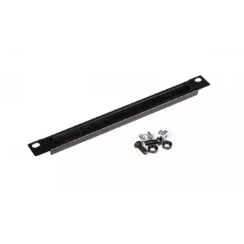 Pannello per gestione cavi EQUIP EZMB-10-B, metallo, nero, accessorio 1HE