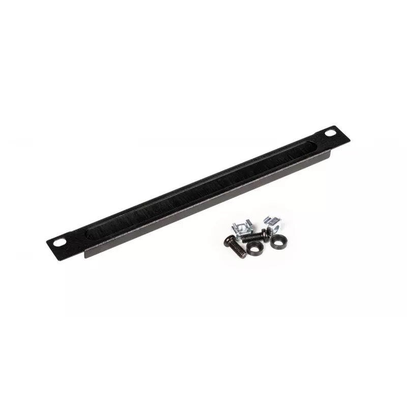 Pannello per gestione cavi EQUIP EZMB-10-B, metallo, nero, accessorio 1HE