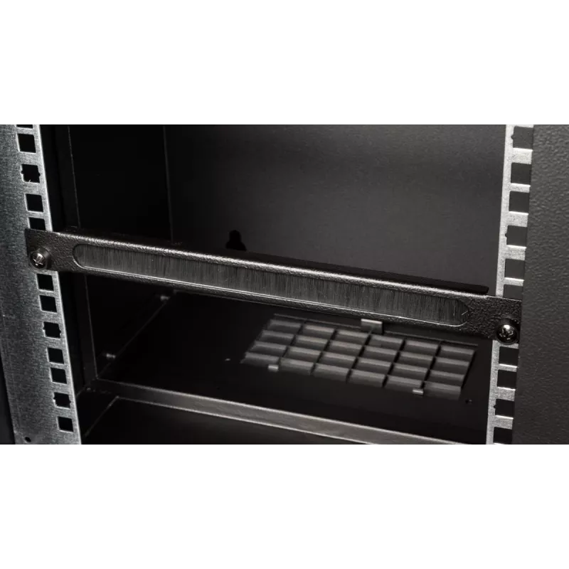 Pannello per gestione cavi EQUIP EZMB-10-B, metallo, nero, accessorio 1HE