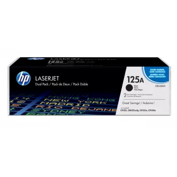 HP 125A confezione da 2 cartucce toner LaserJet originali, 2200 pagine, nero, 2 pz.