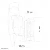 Neomounts NM-WS300Nero supporto a parete per altoparlante Sonos Play3 – completamente orientabile