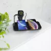 Caricabatterie wireless ZENS Dual+Watch alluminio nero