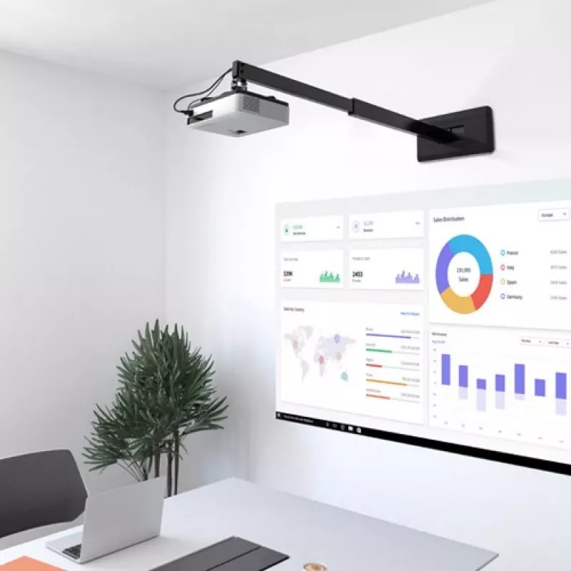 Techly ICA-PM 21 supporto proiettore a parete nero