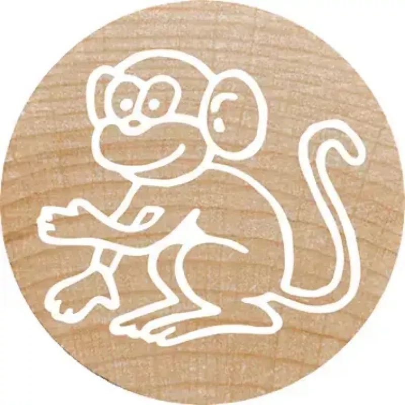 Timbro Colop 165224 rotondo gomma legno 3 cm