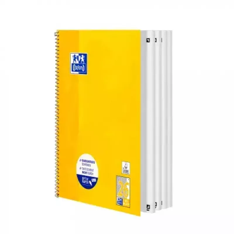 Blocco per appunti Oxford 100050356 A4 80 fogli Giallo