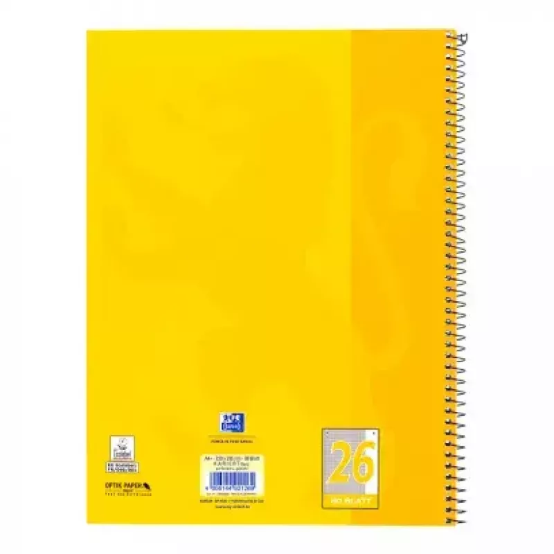 Blocco per appunti Oxford 100050356 A4 80 fogli Giallo