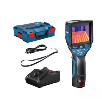 Bosch GTC 400 C Professional differenza di temperatura equivalente al rumore (NETD) nero, blu 2000 mAh 160 x 120 pixel display integrato