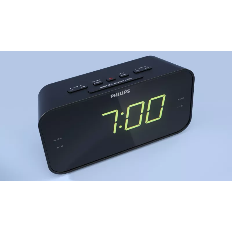 Philips TAR3306/12 sveglia digitale nero