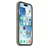 Custodia in silicone Apple iPhone 15 MagSafe Clay marrone