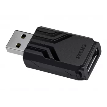 ASUS ROG AC09 90MP03T0-BRUA00 Polling Rate Booster per mouse e tastiera, fino a 8000 Hz, nero