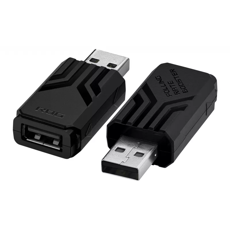 ASUS ROG AC09 90MP03T0-BRUA00 Polling Rate Booster per mouse e tastiera, fino a 8000 Hz, nero