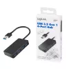 LogiLink hub USB 3.2 Gen1 a 4 porte nero 5000 Mbit/s ABS