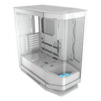 Case per PC Midi-Tower Cougar FV270 — bianco, supporta ATX/ EATX/ Micro-ITX, 2×3,5