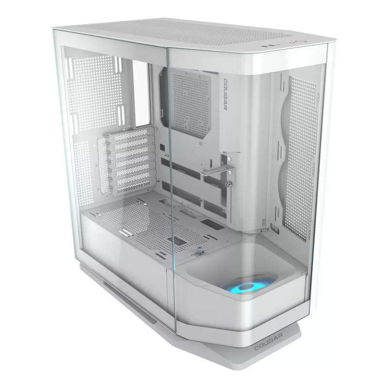 Case per PC Midi-Tower Cougar FV270 — bianco, supporta ATX/ EATX/ Micro-ITX, 2×3,5
