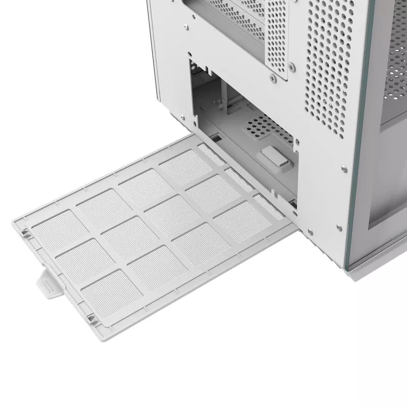 Case per PC Midi-Tower Cougar FV270 — bianco, supporta ATX/ EATX/ Micro-ITX, 2×3,5