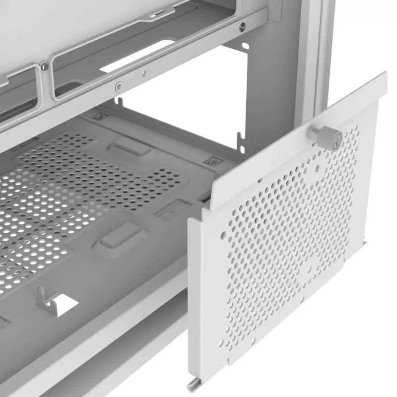 Case per PC Midi-Tower Cougar FV270 — bianco, supporta ATX/ EATX/ Micro-ITX, 2×3,5