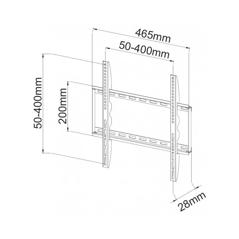Techly ICA-PLB-162MW supporto a parete TV 139,7 cm (55