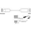 Techly IADAP-DP-HDMIF8K adattatore attivo da DisplayPort 1.4 (M) a HDMI (F), 8K, nero