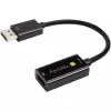 Techly IADAP-DP-HDMIF8K adattatore attivo da DisplayPort 1.4 (M) a HDMI (F), 8K, nero