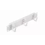 Equip EZMR-10-G pannello passacavi da 10 pollici 1U con anelli, grigio chiaro
