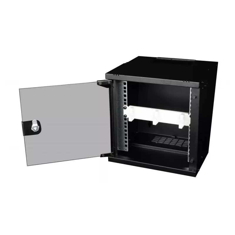 Equip EZMR-10-G pannello passacavi da 10 pollici 1U con anelli, grigio chiaro