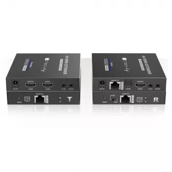 Techly IDATA-EXT-676 trasmettitore e ricevitore AV nero