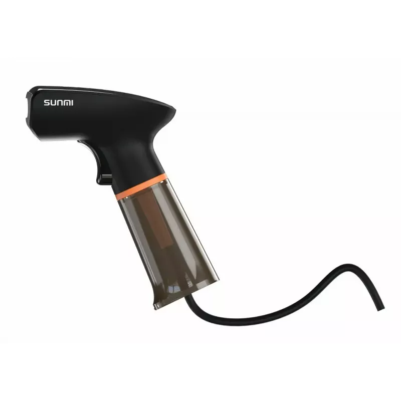 Scanner portatile per codici a barre SUNMI U2 2D USB nero — imager per la vendita al dettaglio, connessione USB con cavo