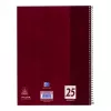 Quaderno Oxford 100050355 A4 80 fogli bordeaux