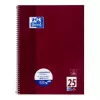 Quaderno Oxford 100050355 A4 80 fogli bordeaux