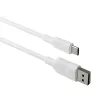 dbramante1928 re-charge CB25ACWH7090 cavo da USB-A a USB-C, USB 2.0, 2,5 m, 36 W, plastica riciclata, bianco