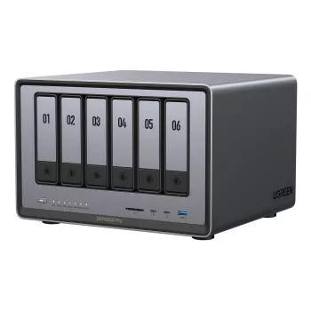 NAS desktop Ugreen DXP6800 Pro Intel® Core™ i5 8 GB DDR5 grigio, nero