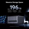 NAS desktop Ugreen DXP6800 Pro Intel® Core™ i5 8 GB DDR5 grigio, nero