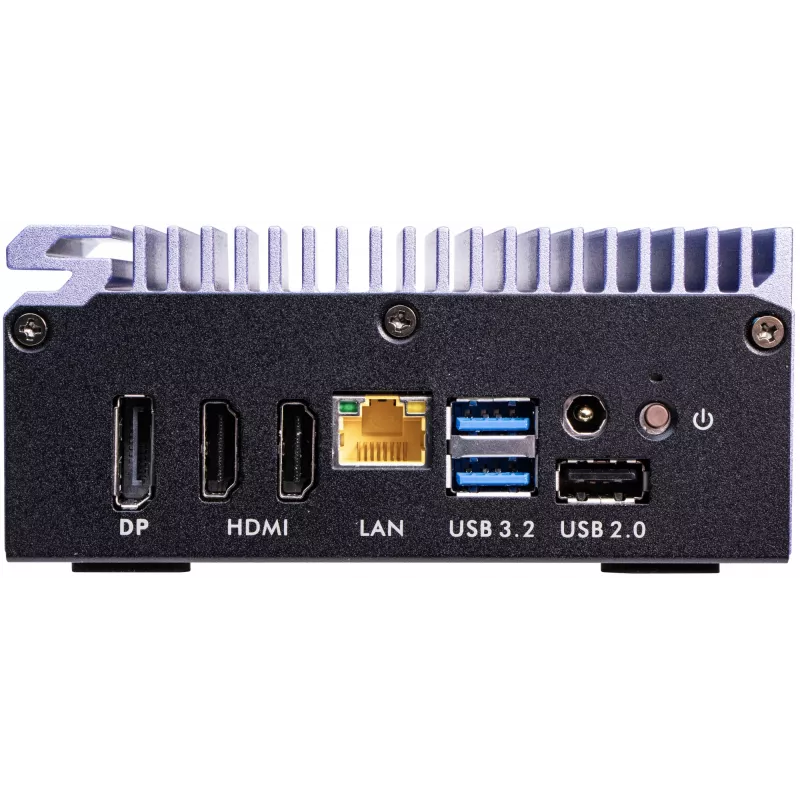 Shuttle Edge PC SPCEL12 mini PC industriale, Intel Celeron J6412 2 GHz, USFF 0,46 l, HDMI, DisplayPort, lettore di schede