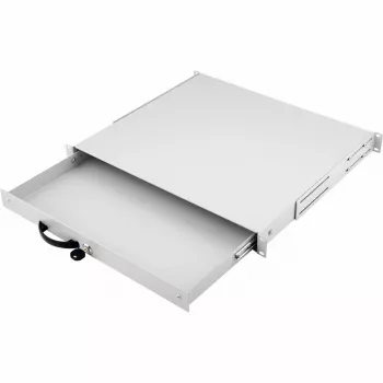 Unità cassetto Equip con serratura cassetto 19' 1U RAL7035 grigio grigio chiaro