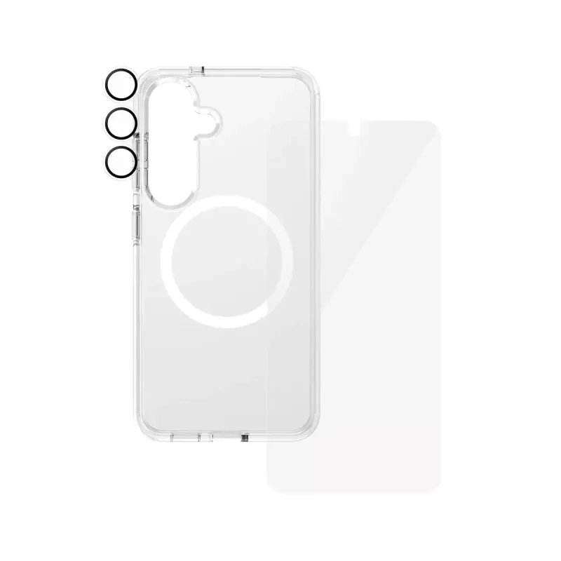 PanzerGlass ® | CARE by ® Flagship bundle 3-in-1 Samsung Galaxy S25