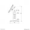 Supporto per altoparlante Neomounts SPEAKER-W100 - universale - completamente orientabile