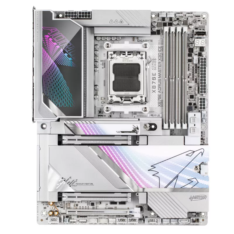 Scheda madre GIGABYTE X870E AORUS MASTER X3D ICE, AMD AM5, ATX