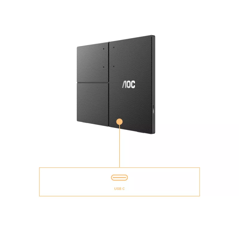 AOC 16T3EA TV/monitor portatile nero 39,6 cm (15,6