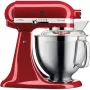 Robot da cucina KITCHENAID Artisan 5KSM185PS, ciotola in acciaio inox 4,8 L, 300 W, 10 velocità, rosso