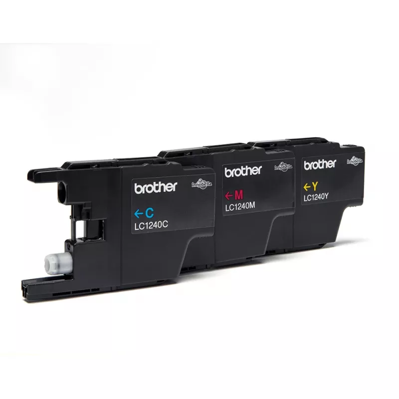 Cartuccia Brother inchiostro LC1240RBWBP XL multipack C,M,Y