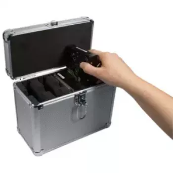 Logilink - custodia protettiva per disco rigido - capacità: 5 dischi rigidi (3.5) (UA0194)