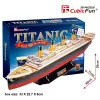 CubicFun T4011H Titanic Big puzzle 3D, 113 pezzi