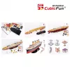 CubicFun T4011H Titanic Big puzzle 3D, 113 pezzi