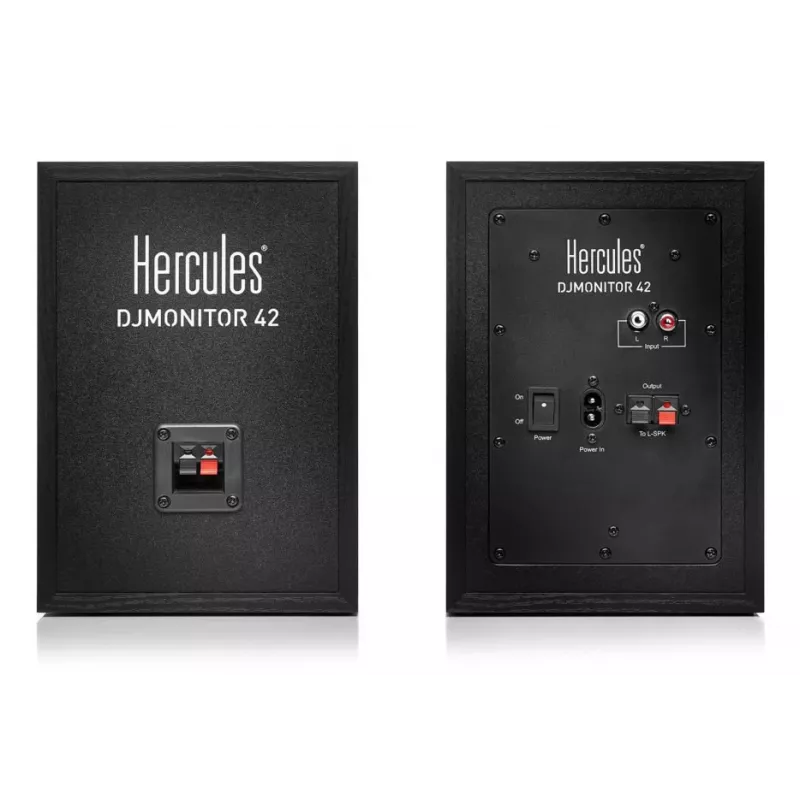 Diffusore DJ cablato Hercules DJMonitor 42 — 40 W RMS, 60–20000 Hz, nero