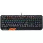 Canyon Hazard GK-6 tastiera gaming multimediale cablata, RGB, 104 tasti, US/RU, nera