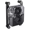 Water block Phanteks EZ-Fit 450 acrilico rame POM nero argento